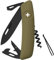 SWIZA Unisex – Erwachsene Schweizer Messer D03 AB Olive, Schwarz, 17cm, SZA331050