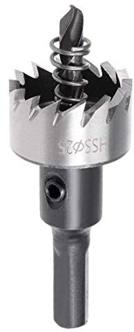 sourcingmap 25mm HSS Drill Bit Hole Saw for Stainless Steel Metal Alloy Wood