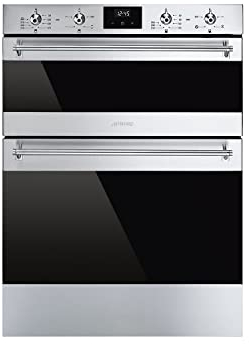 Smeg Classic Electric Built Under Double Oven - Stainless Steel