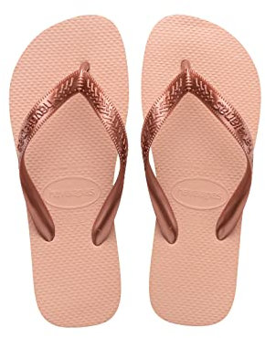 Havaianas Top Tiras Flip Flops, Ballet Rose, 13 Child UK