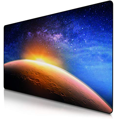 CSL - Übergröße Mauspad Gaming 1200x600mm - XXXL Mousepad groß mit Motiv - Tischunterlage Large Size - verbessert Präzision und Geschwindigkeit - XXL z.B. für Logitech Maus und Tastatur
