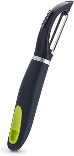 ZOLMER® Premium Sparschäler mit Ergonomischem Griff - Extra Scharfer Zweischneidiger Gemüseschäler - Pendelschäler - Spülmaschinenfest