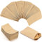 VEGCOO 150 Pcs Sachet Papier Kraft, 6 * 10cm Petit Sac en Papier Alimentaire, Pochette Cadeau Craft pour Stocker Bonbon/Herbes/Graines/Pilule/Bibelots/Petit Objet (6 * 10 cm)