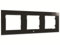 SHELLY Home Accessories Wall Frame 3 Wandtaster Rahmen 3-Fach Schwarz