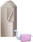 perfk Secadora de Ropa Portátil 600 W Plegable Eléctrica de Bajo Ruido para Apartamentos, Violeta, 23cmx9.5cmx15.5