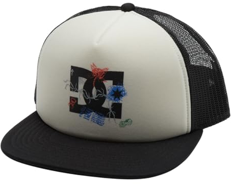 Dcshoes Gas Station, Gorra Trucker para Hombre Blanco