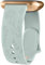 Vancle Armband für Fitbit Versa 2, Damen Herren, Silikon Armbänder Floral Gravierte Uhrenarmband Sport Ersatzarmband, Hellgrün