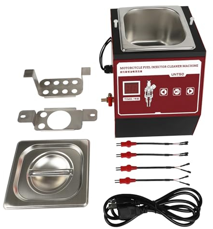 Limpiador ultrasónico de inyector de combustible UNT50 Limpiador de inyector de combustible para motocicleta, limpiador de inyector de combustible, herramienta de limpieza de combustible, limpiadores