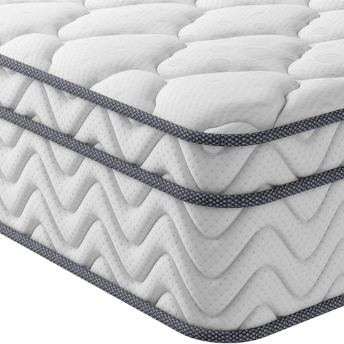 Vesgantti 30cm Höhe Matratze H3 7-Zonen 80x200cm Taschenfederkernmatratze Mittelfeste Orthopädischem Kaltschaummatratze Öko-Tex Zertifiziert Matratzen Klassik BoxTop