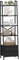Furologee Scaffale a scala a 5 livelli con 2 cassetti, scaffali stretti per libreria, libreria industriale autoportante per camera da letto, soggiorno, bagno, casa, ufficio, balcone, legno, metallo,