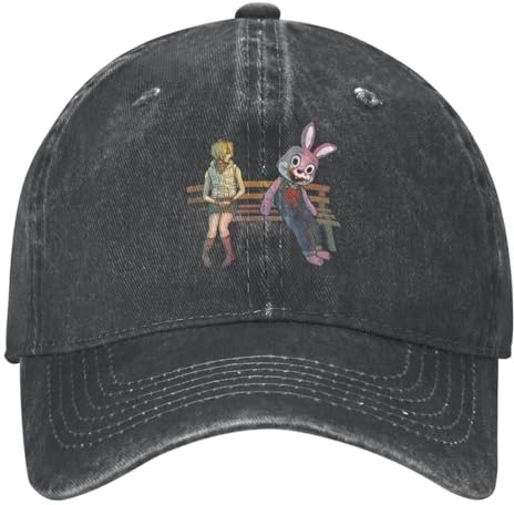 QIYAEUA Silent Hill 3 Casual Baseball Cap Design Premium Trucker Hut Sonnenblende Laufen Hippie Hüte Weiblich Männlich Classic Baseball Caps Geschenk