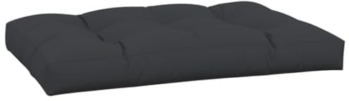 vidaXL Coussin de Palette Noir 120x80x12 cm Tissu
