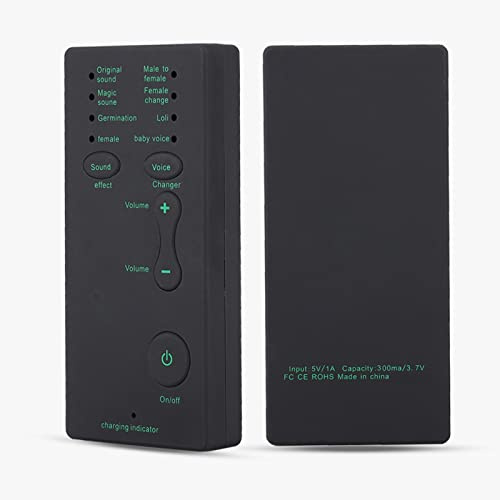 Tbest Handy- und Smartphone-Zubehör, 300 MAh/3,7 V Handy-Webcast-Live-Soundkarte, Externer USB-Sprachwechsler