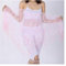 YUUKEXD Bauchtanz-Kostüme, Pailletten, Quaste, Bauchtanz-Hüfttuch for Frauen, Bauchtanz-Gürtel, 11 (Pink)
