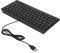 Akozon Tastatur, 78 Tasten, Stumm, Ultradünn, Kabelgebunden, USB-Schnittstelle, Desktop-Computer, Kleine Sprachtastatur, Russisch (Deutsch)