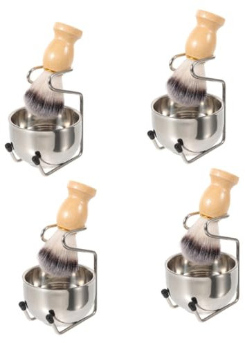 FOMIYES 4 Sätze Bartpflegeset Für Männer Rasierer Körperpflege Schermaschinen Rasierschaum Für Männer Shampoo Mann Trimmer Rasiercreme Für Männer Balsam Gel Rasierzubehör Für Männer Nylon