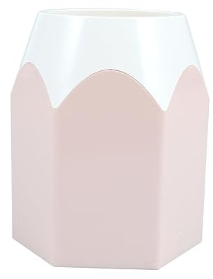 GALPADA Large Pencil Pot Pink Makeup Brush Vase Creative Pencil Holder Stationery Tidy Desk Storage Pen Container Holder Random Color