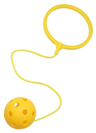 Boule De Saut À La Cheville Pour Les Kids, Jouet De Cheville Doux, Anneau De Pied Rotatif, Balle Rebondissante Avec Ficelle, Conception Légère Pour Un Jeu Sûr, Corde Confortable, Couleur Assortie