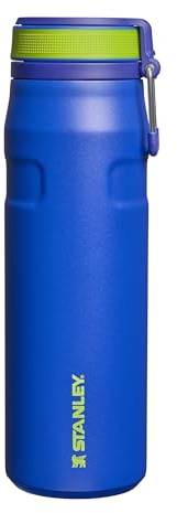 Stanley 1913 IceFlow Bottle Twist Flip 0.7L - Cobalt Chartreuse | Cold For 17 Hours - Iced For 4 Days - Recycled Stainless Steel - BPA-Free - Dishwasher Safe