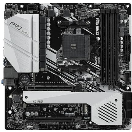 motherboards Fit For ASRock X570M PRO4 Motherboard Support 3600X 5600G 5700X3D 5800X3D CPU DDR4 M.2 NVME HDMI PCIe 4.0 X570 MATX AMD AM4 Mainboard