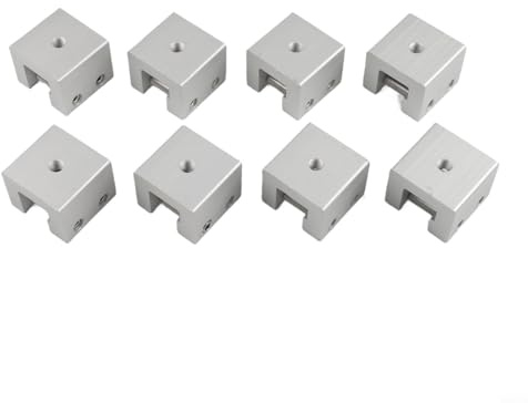 Support de montage solaire en aluminium pour toits métalliques, matériel en acier inoxydable pré-assemblé, kit d'installation de panneau PV sécurisé (1/4/8 pièces) (8 pièces)