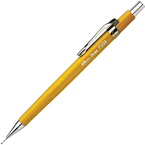 Pentel - Porte-mine technique 0,9 mm rechargeable - Corps plastique (lot de 12)