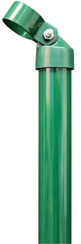 Alberts 623012 Strebe | zinkphosphatiert, grün kunststoffbeschichtet | Länge 1150 mm | Streben-Ø 34 mm | Schellen-Ø 34 mm