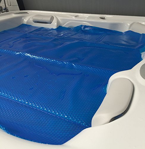 Happy Hot Tubs Quality 7ft x 7ft. Thermal Floating Spa Blanket Hot Tub Cover 400 Micron Bubble
