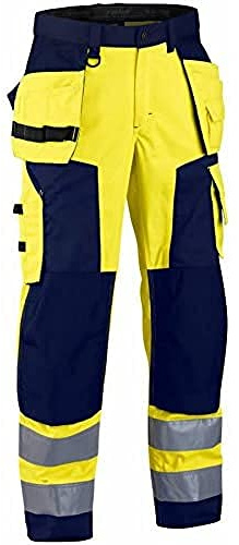 Blakläder Bundhose High Vis Klasse 2, 1 Stück, D84, gelb / marineblau, 156818113389D84