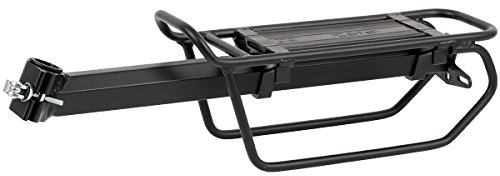 ZEFAL Raider R30, Porte Arrière Vélo, Support Bagage avec Fixation sur Tige De Selle, Tout en Aluminium Mixte Adulte, Noir