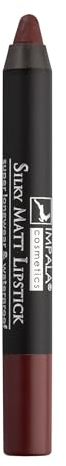 Impala - Seidig Matter Lippenstift | Permanenter matter Lippenstift | Lang haltender Lippenstift | Feuchtigkeitsspendender Lippenstift | Wasserfester Lippenstift | Farbe 61 Dunkles Granat