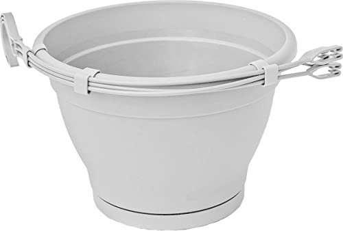 MePla - Ampel mit Untersetzer, Farbe:Weiss, Größe:Ø30 cm