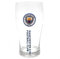 Manchester City FC Tulip Pint Glass (One Size) (Clear/Blue)