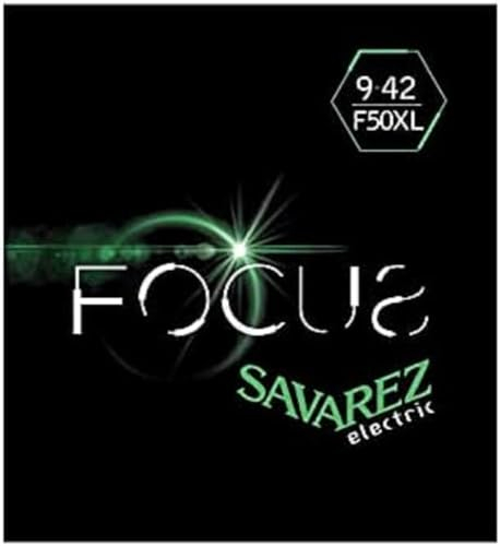 Savarez cordes de guitare électrique Focus Stainless Steel Set Extra-Light .009-.042 F50XL