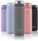 Ello Cooper 22oz Stainless Steel Water Bottle with Straw and Carry Handle, Double Walled and Vacuum Insulated Metal, Leak Proof Locking Lid with Soft Silicone Spout, Reusable, BPA Free, Grey
