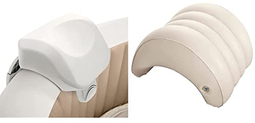 Intex Appuie Tete Deluxe Pure Spa & Appui-t?te PureSpa gonflable 39 x 30 x 23 cm Beige
