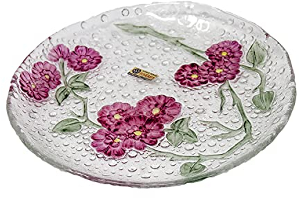 Franquihogar - Vajilla de cristal de Bohemia | Anemone (Plato postre)