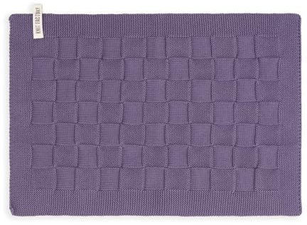 Knit Factory - Tischset Uni - Tischuntersetzer - Platzsets - Platzdeckchen - Tischmatte - Tischunterlage - Violett - Lila - 50x30 cm