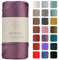 Sensy Premium 2 mm 230 Meter Polyester-Seil, 100% Polypropylen-Kordel Makramee-Kordel 2 mm Häkeltasche Kordel Makramee Seil Häkelgarn Geschenk für Strickwaren (Pflaume)