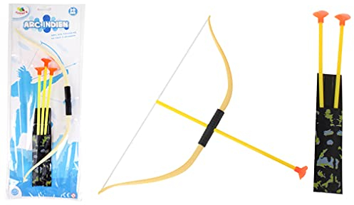 FLYPOP'S 182886LIN Bow with 3 Arrows and Quiver-182886LIN-Multicoloured-Plastic-Ages 3 and up, Multicolored