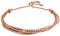 Fossil Armband für Frauen All Stacked Up, Braunes Lederkettenarmband, Länge: 216mm, Breite: 2mm, JF04472791