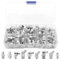 GYSRXS 45 Piezas Surtido de Engrasadores Para Prensas de Engrase Kits de Surtido de Accesorios de Engrasador de Hierro galvanizado M6 M8 M10 Recto y en ángulo de 45°90°180°