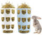 Kleintiere Futterspender DBAILY 2 PCS Meerschweinchenkäfig Futterkorb Kaninchen-Heu-Futterstation Meerschweinchen Heu Krippe Futterbehälter für Hasen Meerschweinchen Chinchilla Kleintiere