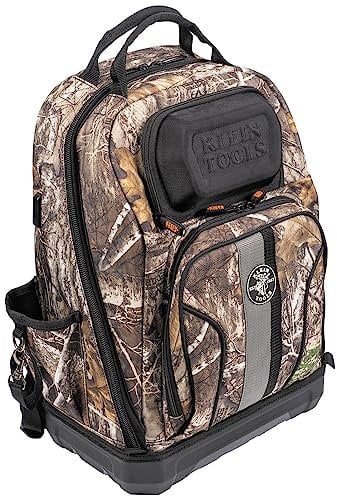 Klein 62800BPCAMO Tradesman Pro™ XL Tool Bag Backpack, 40 Pockets, Camo
