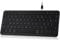 Qulose Clavier sans Fil Bluetooth, Mini Clavier AZERTY Français, Clavier Léger Silencieux, Rechargeable USB C, 12 Raccourcis Multimédias, pour Mac, iPad, iPhone, Android, Windows-Noir