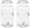 Rink Drink 2X 6.5L Distributeur de Boissons en Verres avec Robinet - Grand Cuisine Fête Eau Jus Punch Boire Réfrigérateur Récipient Cruche Bouteille Pot