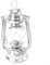 EpheyFIF Petroleumlampe Ollampe Nostalgische Petroleum-Sturmlaterne Mit Feuerfestem Beleuchtung Lampenol Glaskolben Stunden Outdoor - Kerosinlampe(25CM Silber)