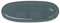 Van Well | URBAN Platte 34x12,5 cm grau - Steinzeug Servierplatte groß Buffet-Platte Käseplatte, zum Servieren & Dekorieren