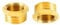 MiJunHD 2PCS Brass Reducer Connector | BSP Female Thread G 3/8 ≈ 15mm to Male Thread G 1/2 ≈ 20mm | Pipe Thread Reducing Joint Plumbing Adapter for Pipe Connection Converting