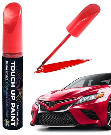 Flaconi Pintura para Coche,Rotuladores Arañazos Coche,Rotulador Arañazos Coche,Guitar Arañazos Coche,Lápiz Reparador Arañazos Coche,Bolígrafo Quita Arañazos Coche,para Retoque de Coche(Rojo)